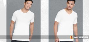 Perbedaan Kaos Crew Neck dan V-Neck