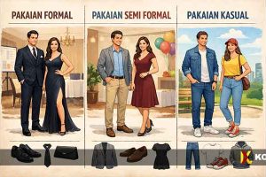 Perbedaan Pakaian Formal, Semi Formal, dan Kasual