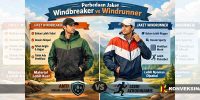 Perbedaan Jaket Windbreaker dan Windrunner