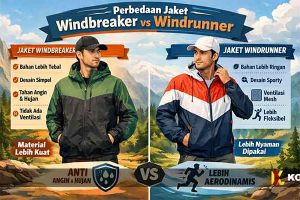 Perbedaan Jaket Windbreaker dan Windrunner