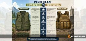 Perbedaan Rompi Outdoor dan Rompi Tactical