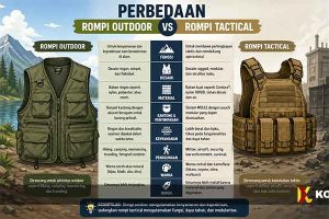 Perbedaan Rompi Outdoor dan Rompi Tactical