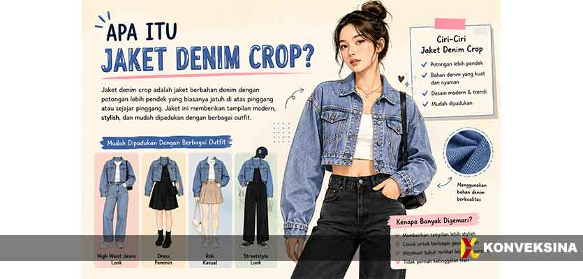 Apa Itu Jaket Denim Crop