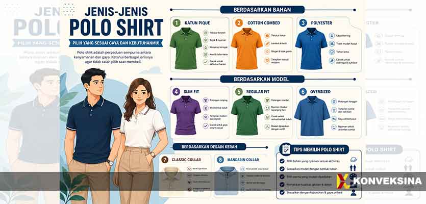 Jenis-Jenis Polo Shirt