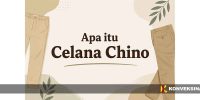 Apa Itu Celana Chino?