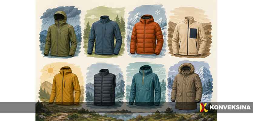 Jenis-Jenis Jaket Outdoor