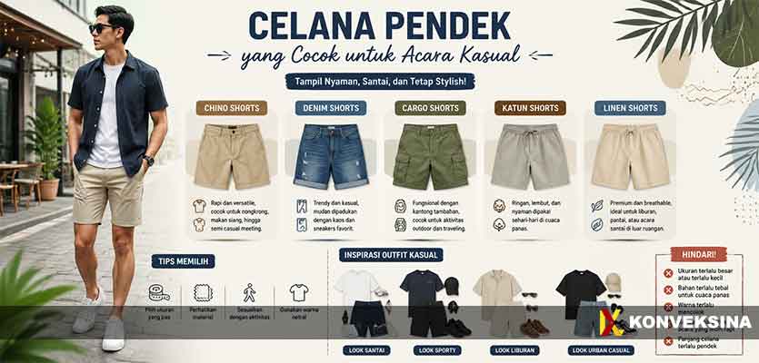 Celana Pendek yang Cocok untuk Acara Kasual Celana Pendek yang Cocok untuk Acara Kasual