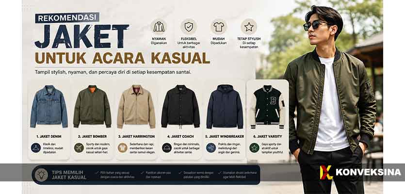 Rekomendasi Jaket untuk Acara Kasual