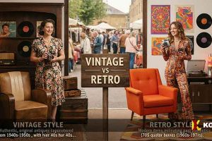 Perbedaan Vintage Style dan Retro Style